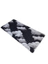 Minimalistische muismat met zwart-wit cloud patroon – ideaal voor creatieven en gamers